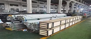 Asta del pistone cromata dura Ck45 inviata in Bulgaria